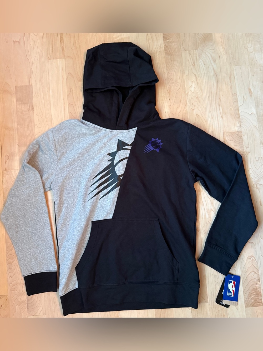 NBA Phoenix Suns Unrivaled Split Pullover Hoodie - Youth L 14/16